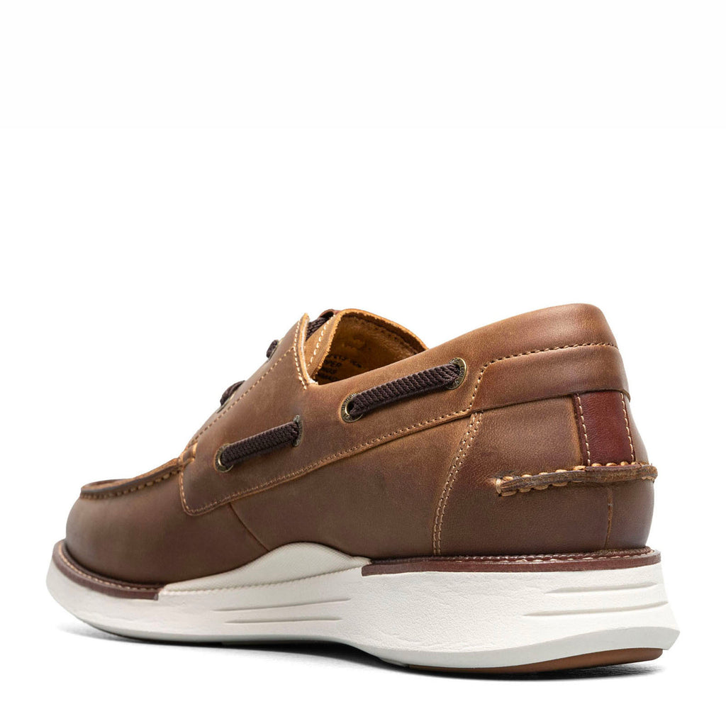 Men's Florsheim Launch Moc Toe Boat Shoe BROWN CRAZYHORSE 14458-215