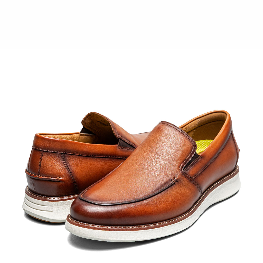 Men's Florsheim Launch Moc Toe Venetian Slip-On COGNAC 14460-229