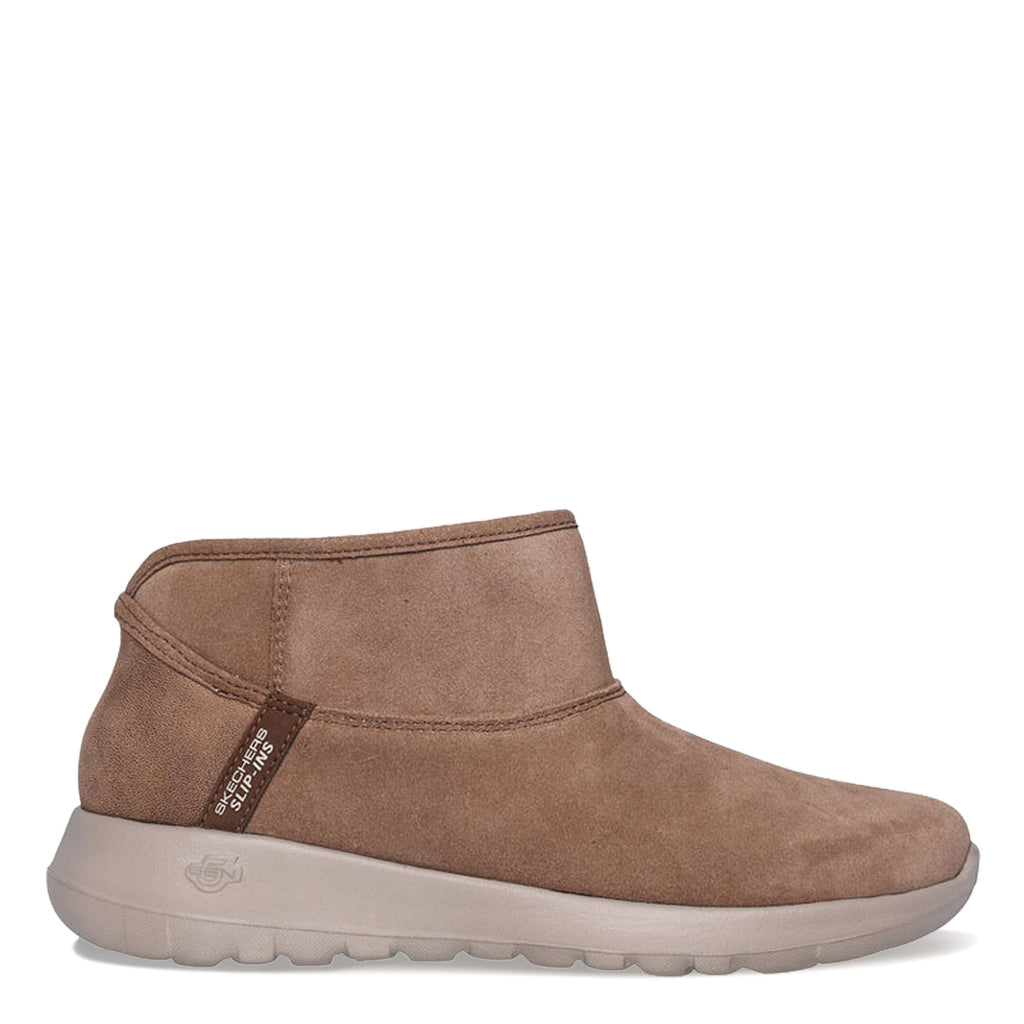 Women's Skechers Skechers Slip-ins On-the-GO Joy Always Cozy Boot CHESTNUT 144801-CSNT