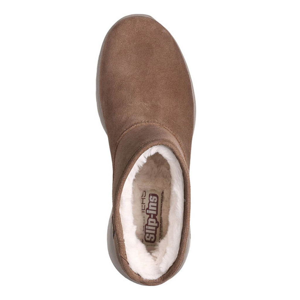 Women's Skechers Skechers Slip-ins On-the-GO Joy Always Cozy Boot CHESTNUT 144801-CSNT