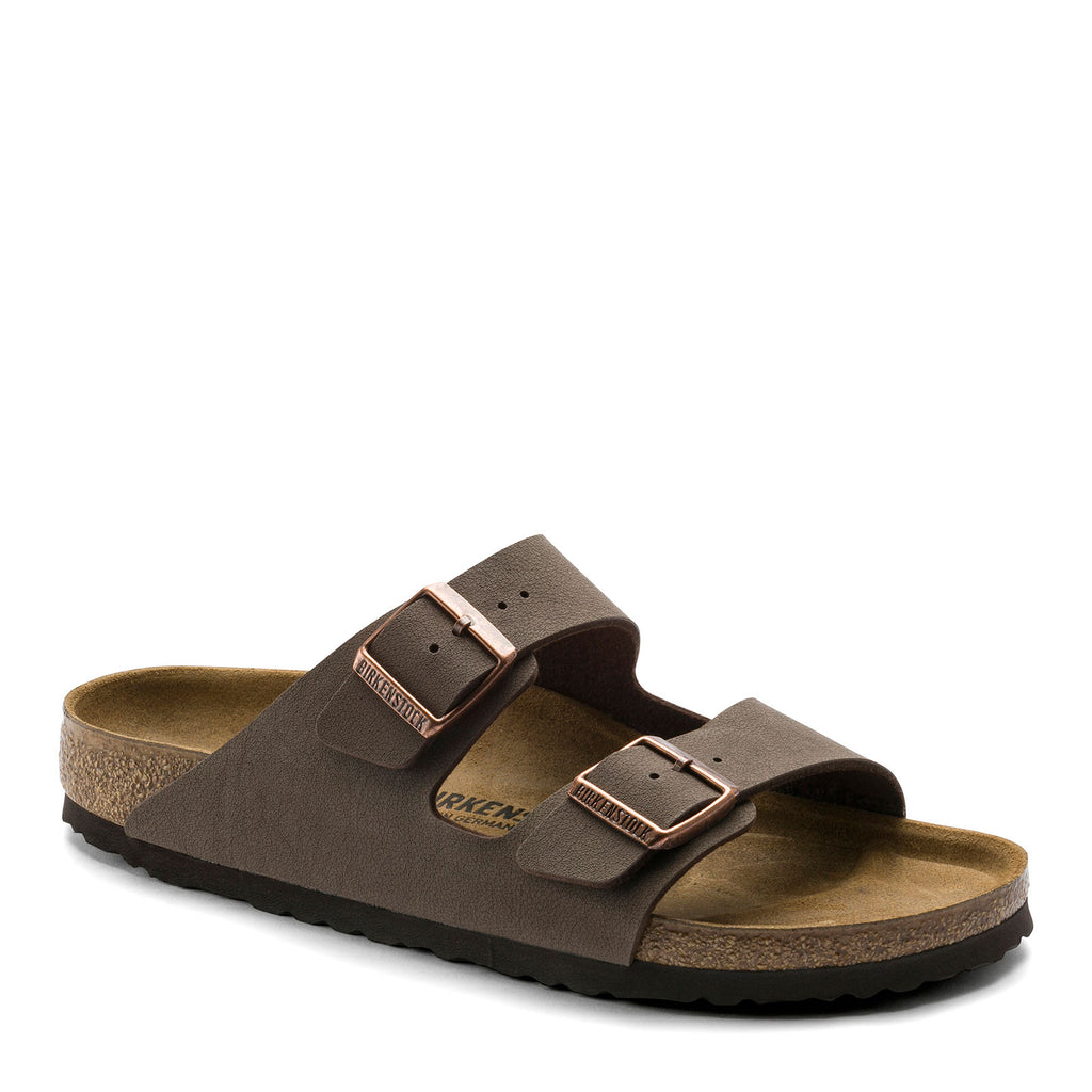 Women's Birkenstock Arizona Birkibuc Sandal - Regular Fit MOCHA BIRKIBUC 151181 R