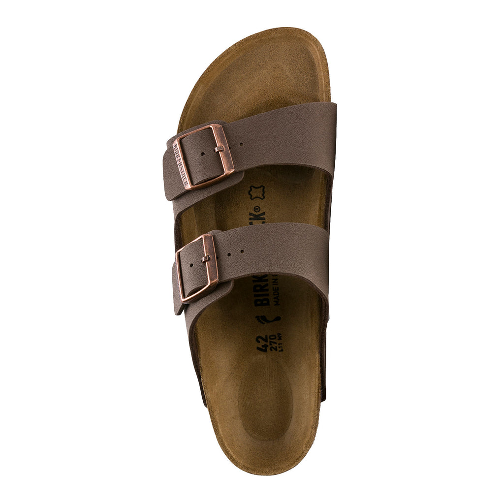 Women's Birkenstock Arizona Birkibuc Sandal - Regular Fit MOCHA BIRKIBUC 151181 R