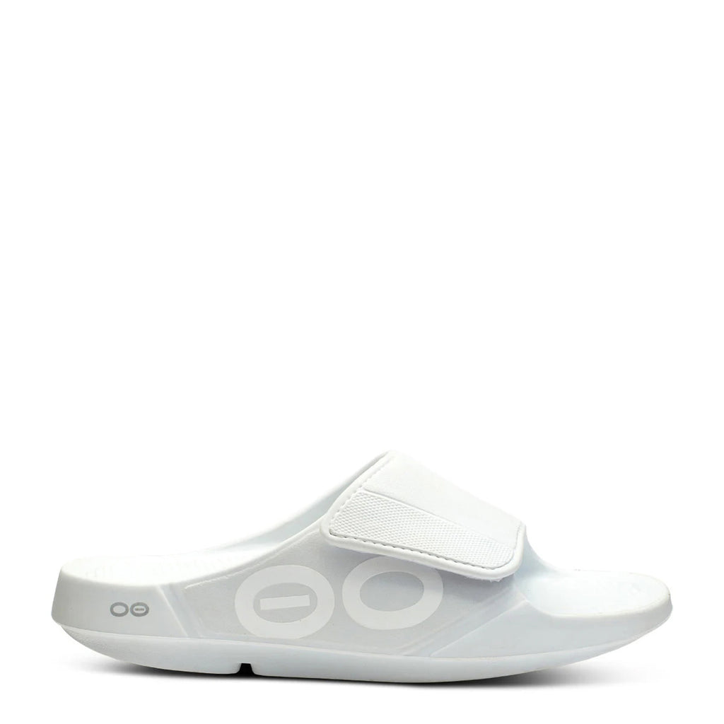 Men's Oofos OOahh Sport Sandal WHITE 1550-WHITE