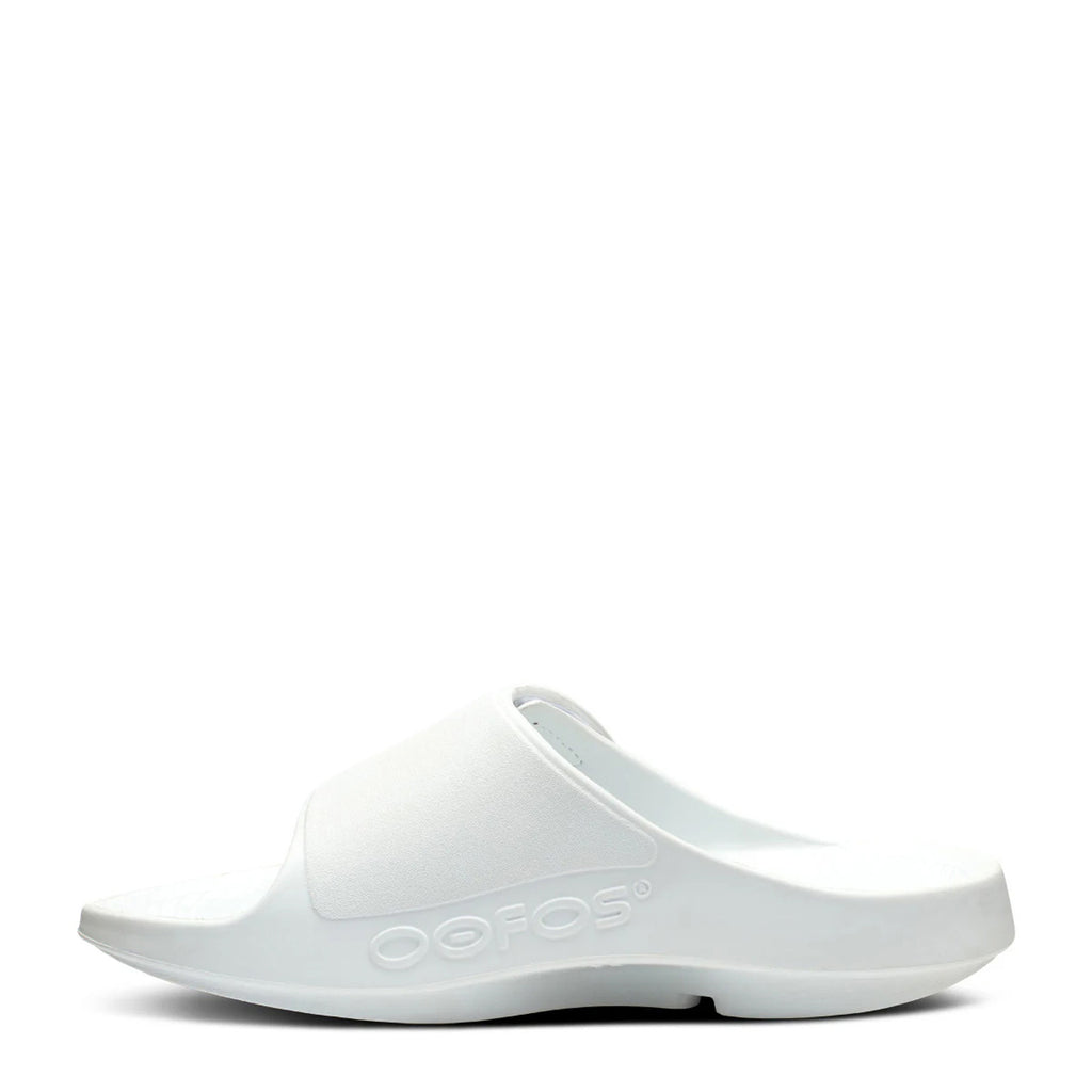 Men's Oofos OOahh Sport Sandal WHITE 1550-WHITE