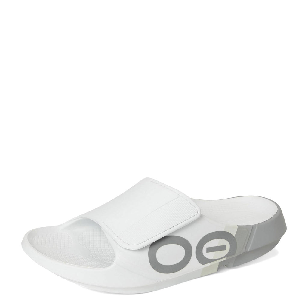 Men's OOfos OOahh Sport Flex Limited Sandal SMOKE RALLY 1553-SMOKERALLY