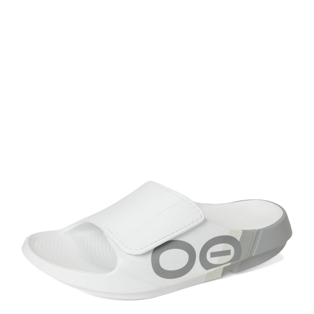 Men's OOfos OOahh Sport Flex Limited Sandal SMOKE RALLY 1553-SMOKERALLY