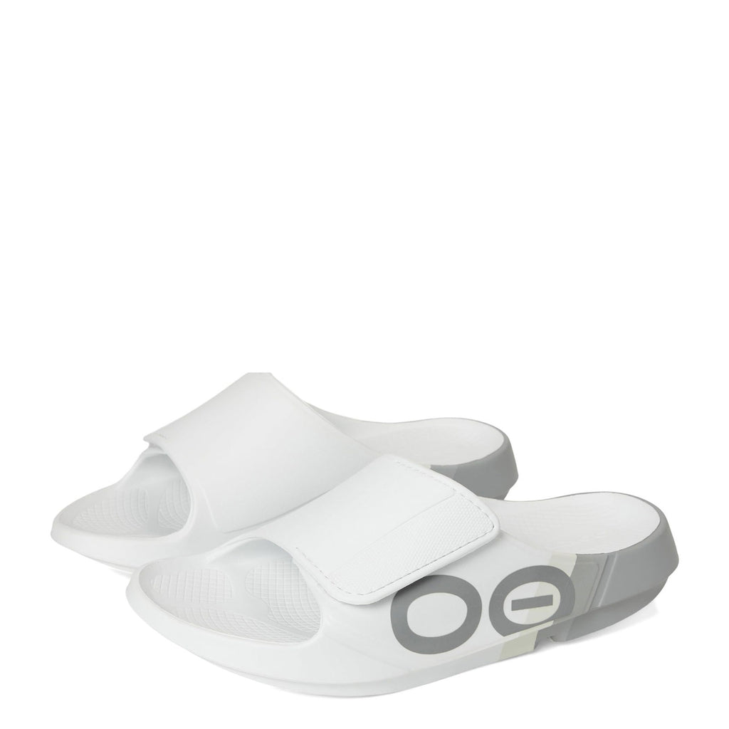 Men's OOfos OOahh Sport Flex Limited Sandal SMOKE RALLY 1553-SMOKERALLY