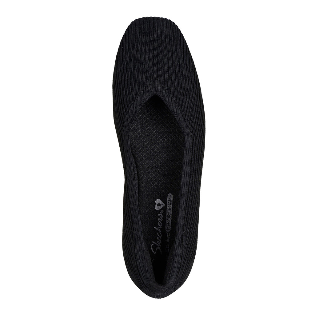 Women's Skechers Cleo Square - Blissful Soul Flat BLACK 159126-BBK