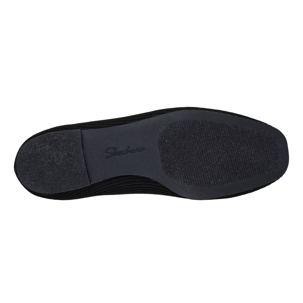 Women's Skechers Cleo Square - Blissful Soul Flat BLACK 159126-BBK