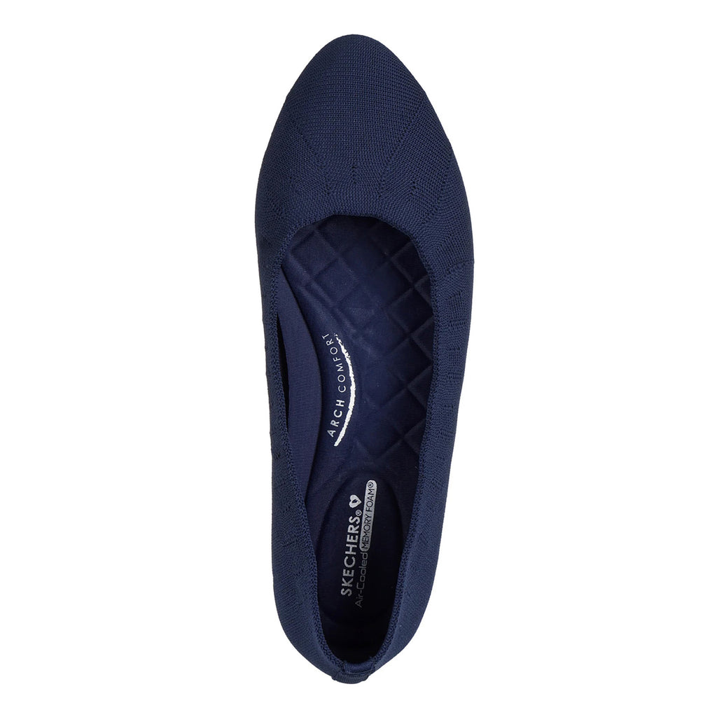 Women's Skechers Cleo Style Flat NAVY 159273-NVY