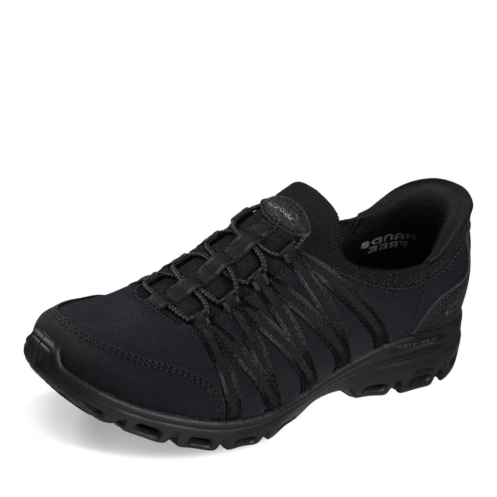 Women's Skechers Slip-ins: Glide-Step Comfort - Steady Grace Sneaker BLACK 159547-BBK