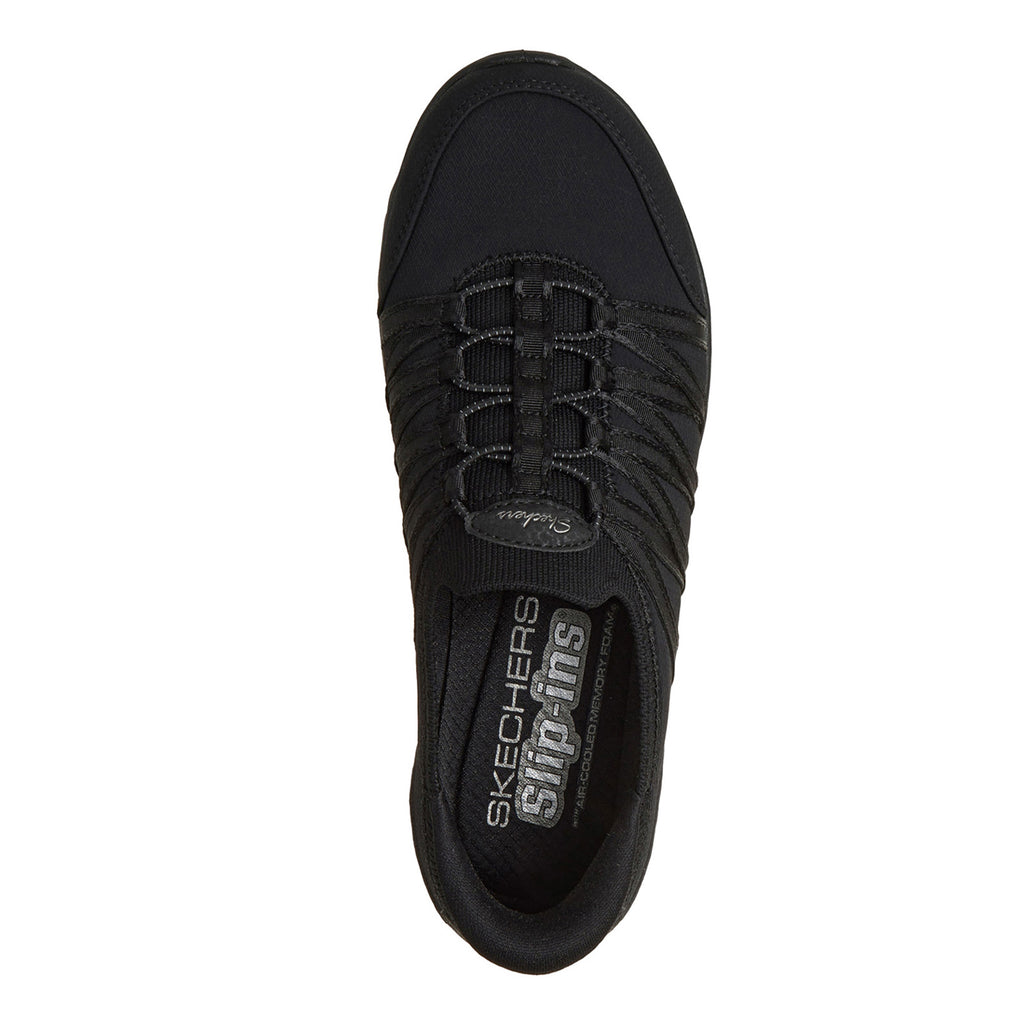 Women's Skechers Slip-ins: Glide-Step Comfort - Steady Grace Sneaker BLACK 159547-BBK