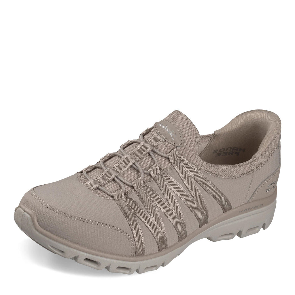 Women's Skechers Slip-ins: Glide-Step Comfort - Steady Grace Sneaker TAUPE 159547-TPE