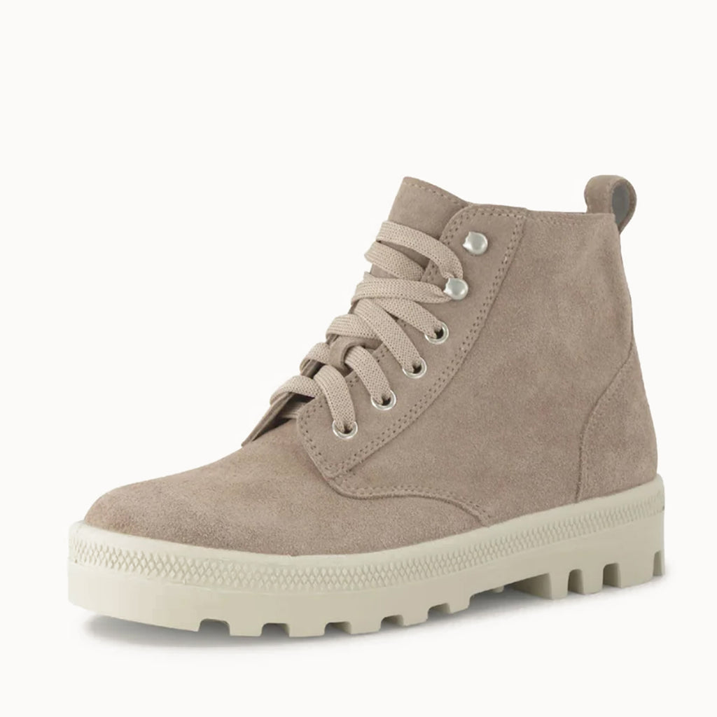 Women's Naot Canoe Boot ALMOND SUEDE 161001-EE1