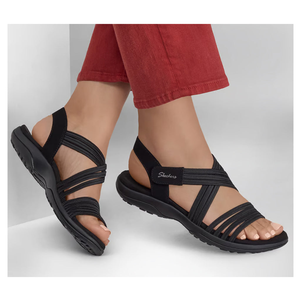 Women's Skechers Reggae Slim - Sunnyside 2.0 Sandal BLACK 164036-BBK