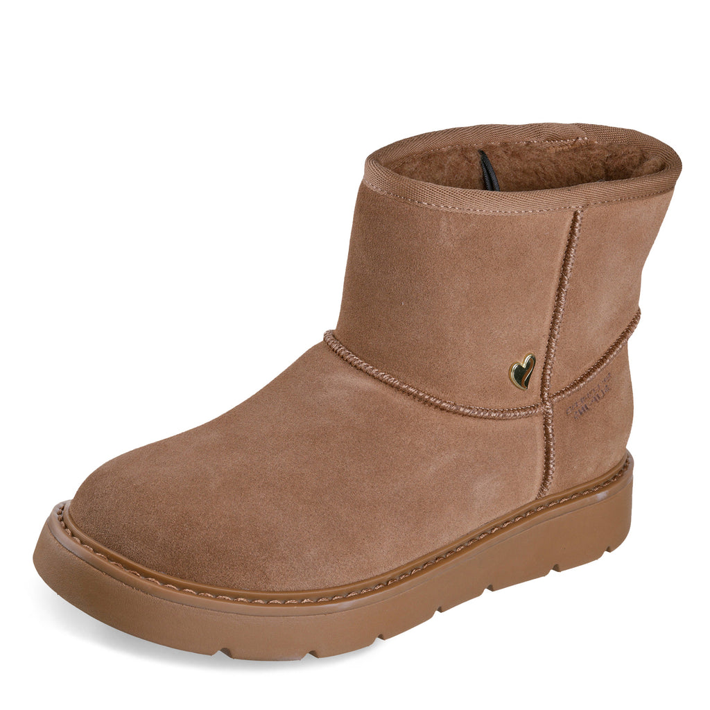 Women's Skechers Keepsakes Cozy Shorty Hands Free Slip-ins Snow Boot CHESTNUT 167849-CSNT