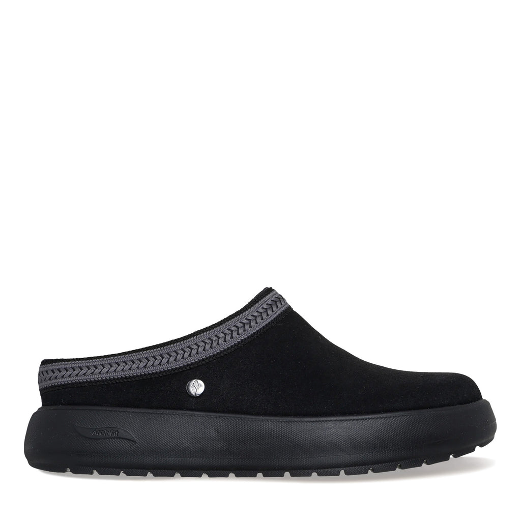 Women's Skechers Relaxed Fit: GO WALK Horizon - Lacey Clog BLACK /GREY 175335-BKGY