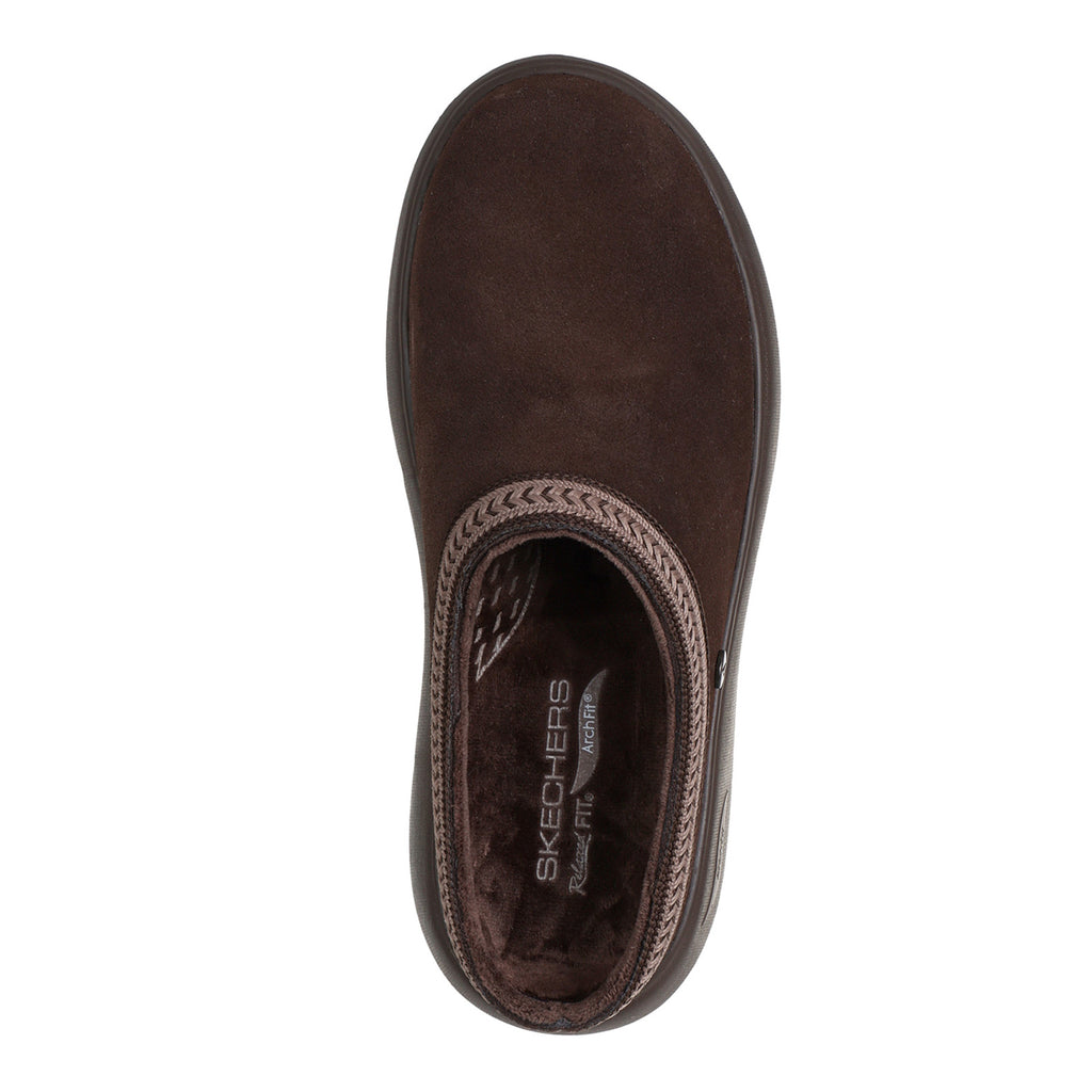 Women's Skechers Relaxed Fit: GO WALK Horizon - Lacey Clog CHOCOLATE 175335-CHOC