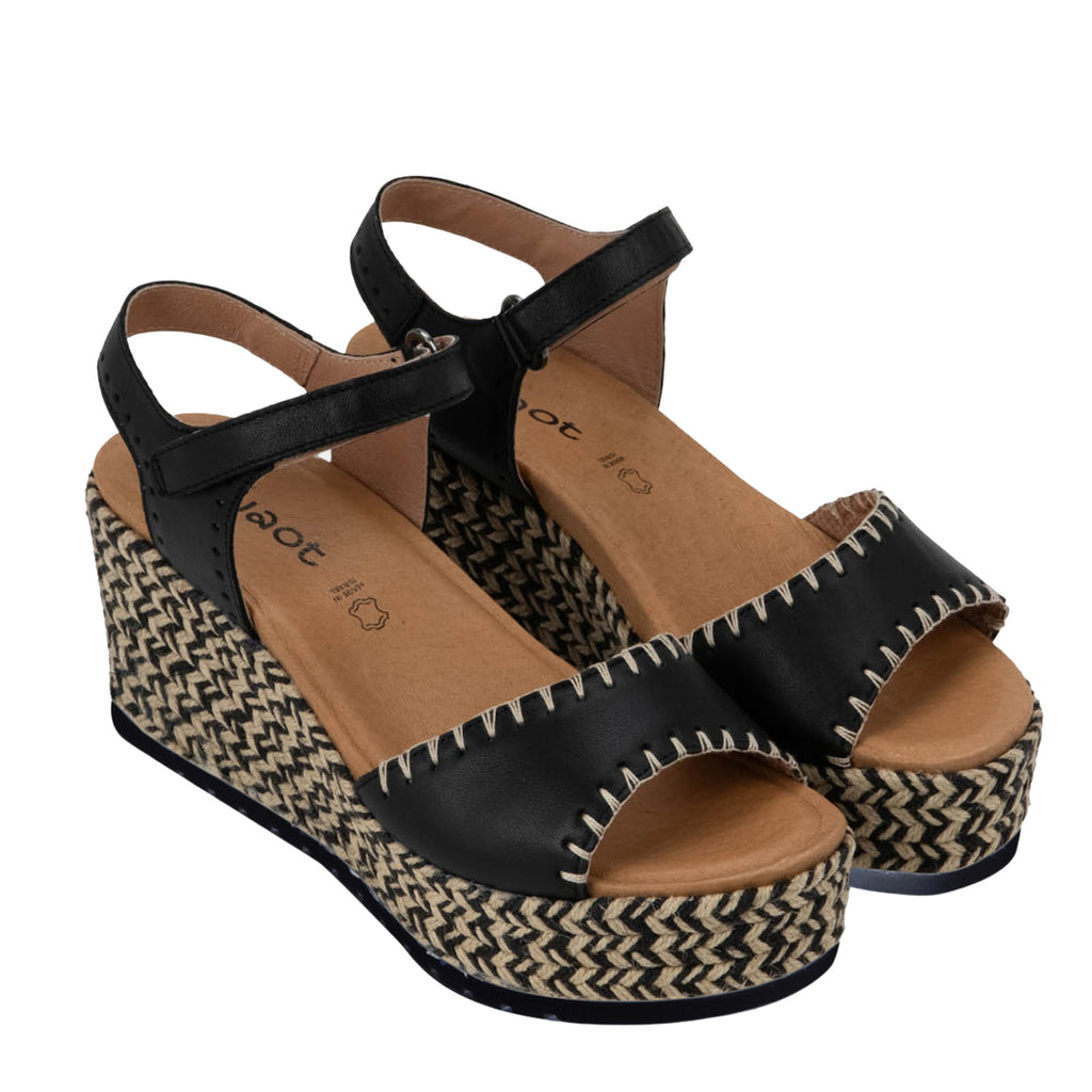 Women's Naot Blanes Sandal JET BLACK 177104-277