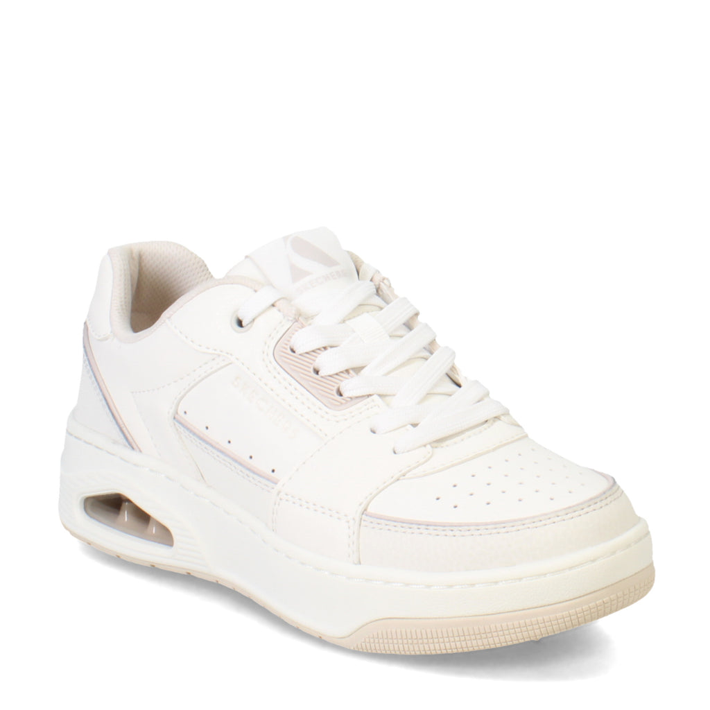 Women's Skechers Street Uno Court - Courted Style Sneaker WHITE 177710-WHT