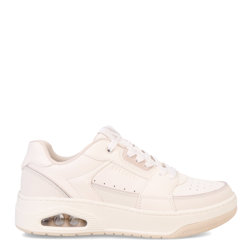 Women's Skechers Street Uno Court - Courted Style Sneaker WHITE 177710-WHT