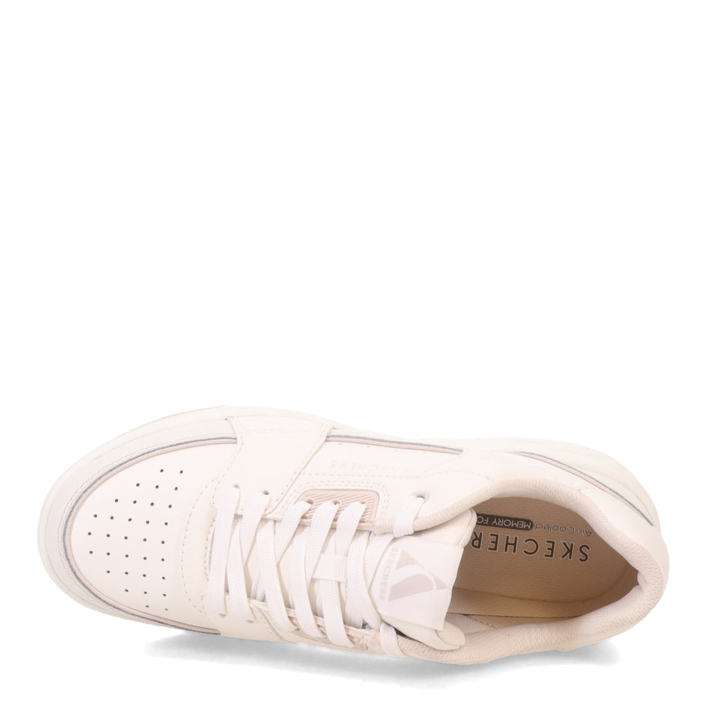 Women's Skechers Street Uno Court - Courted Style Sneaker WHITE 177710-WHT