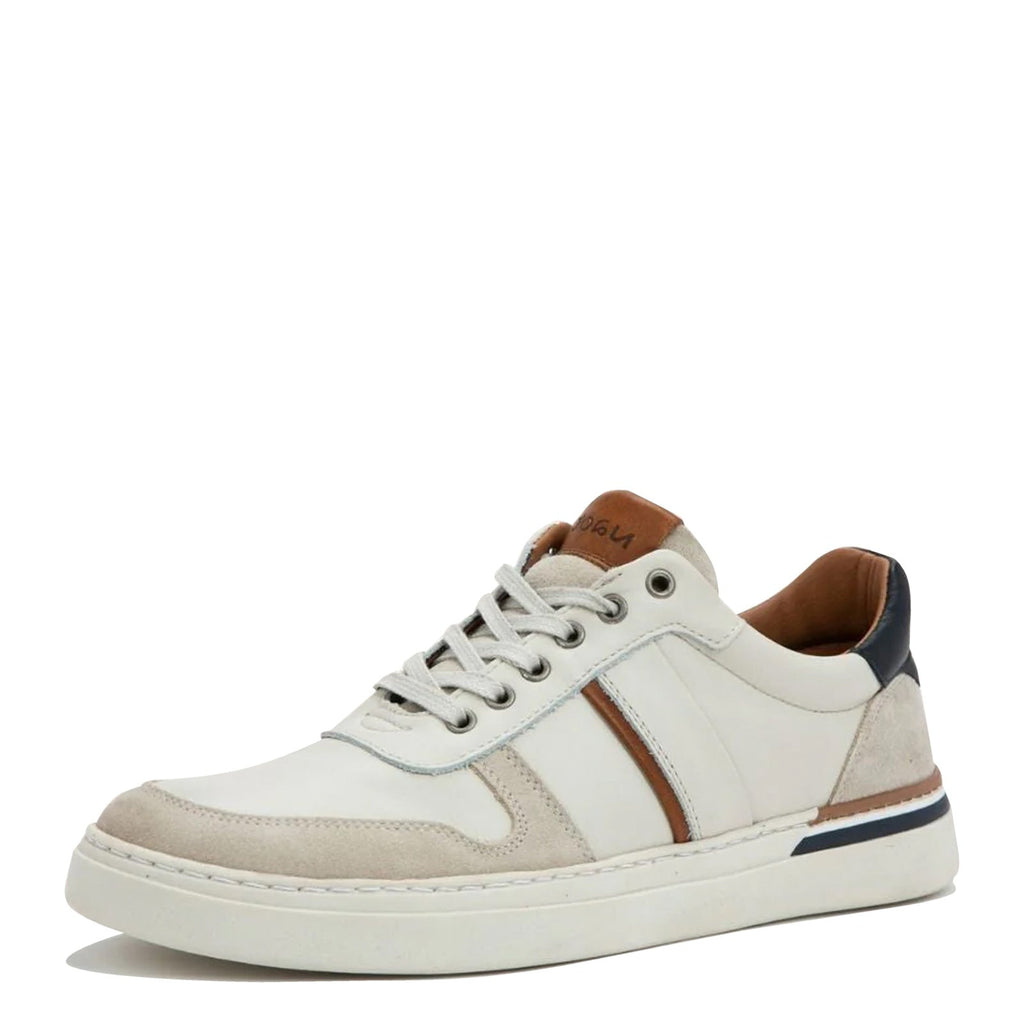 Men's Naot Swift Sneaker WHITE BROWN NAVY 180101-WCQ