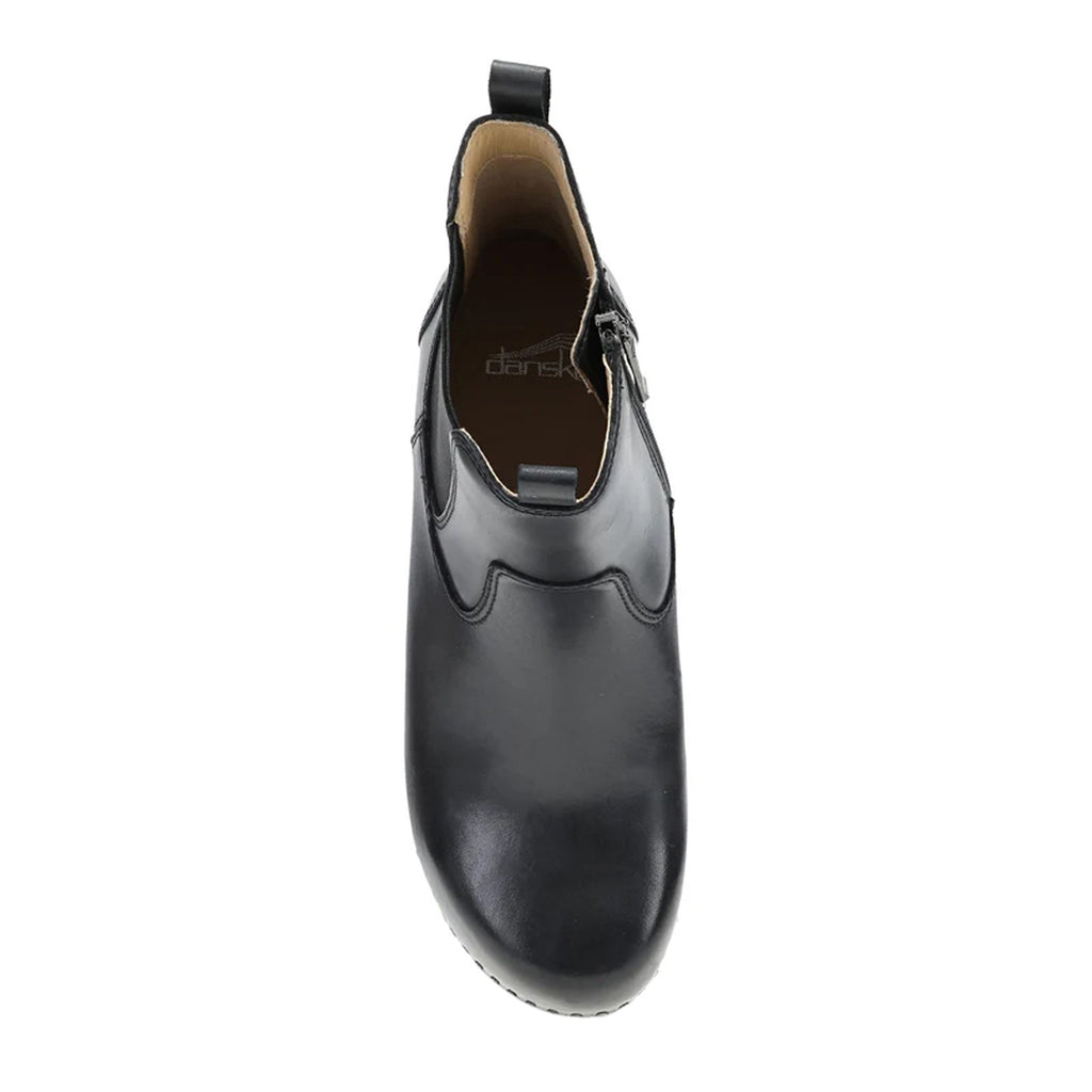 Women's Dansko Shayna Boot BLACK BURNISHED CALF 1833-509400
