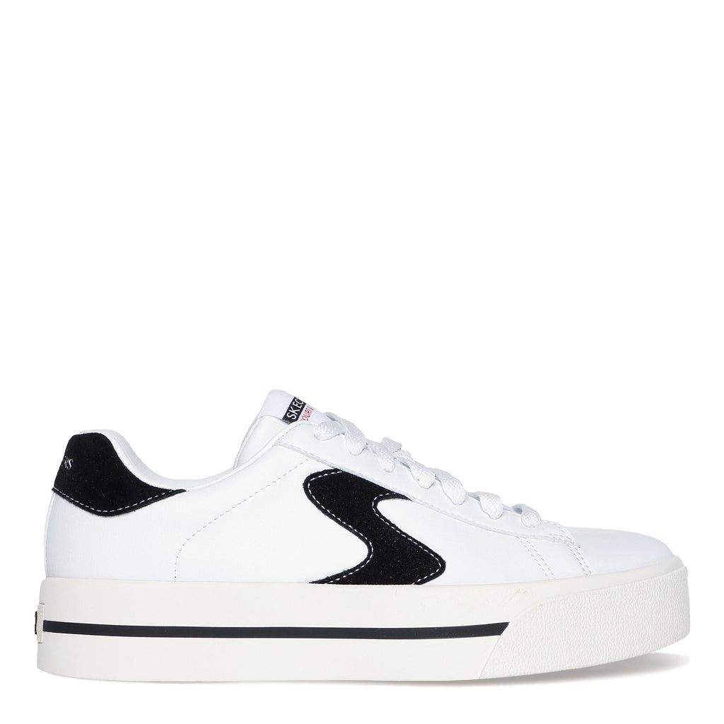 Women's Skechers Camdenn - Been Lifted Sneaker WHITE BLACK 185045-WBK