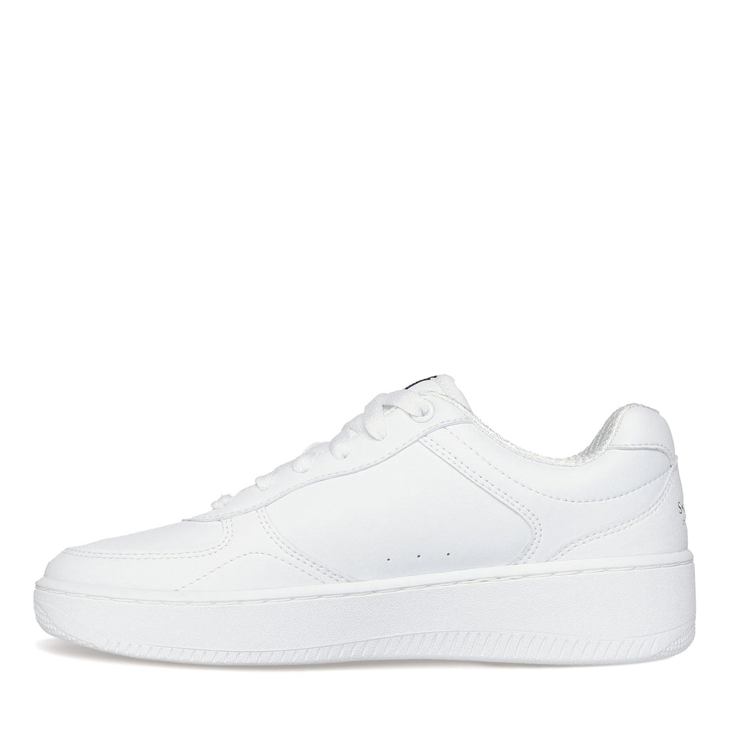 Women's Skechers Sport Court 2.0 - Core Essential Sneaker WHITE NAVY 185160-WNVR