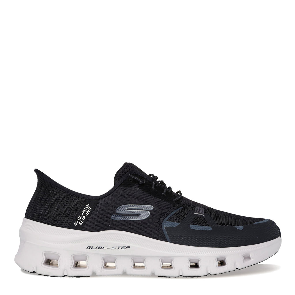 Men's Skechers Slip-ins Work Slip-Resistant: Glide-Step Pro Sneakers BLACK /GREY 200337-BKGY
