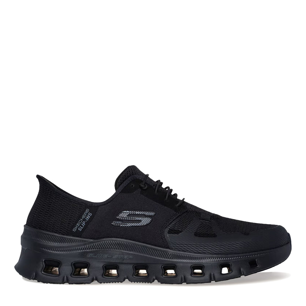 Men's Skechers Slip-ins Work Slip-Resistant: Glide-Step Pro Sneakers SOLID BLACK 200337-BLK