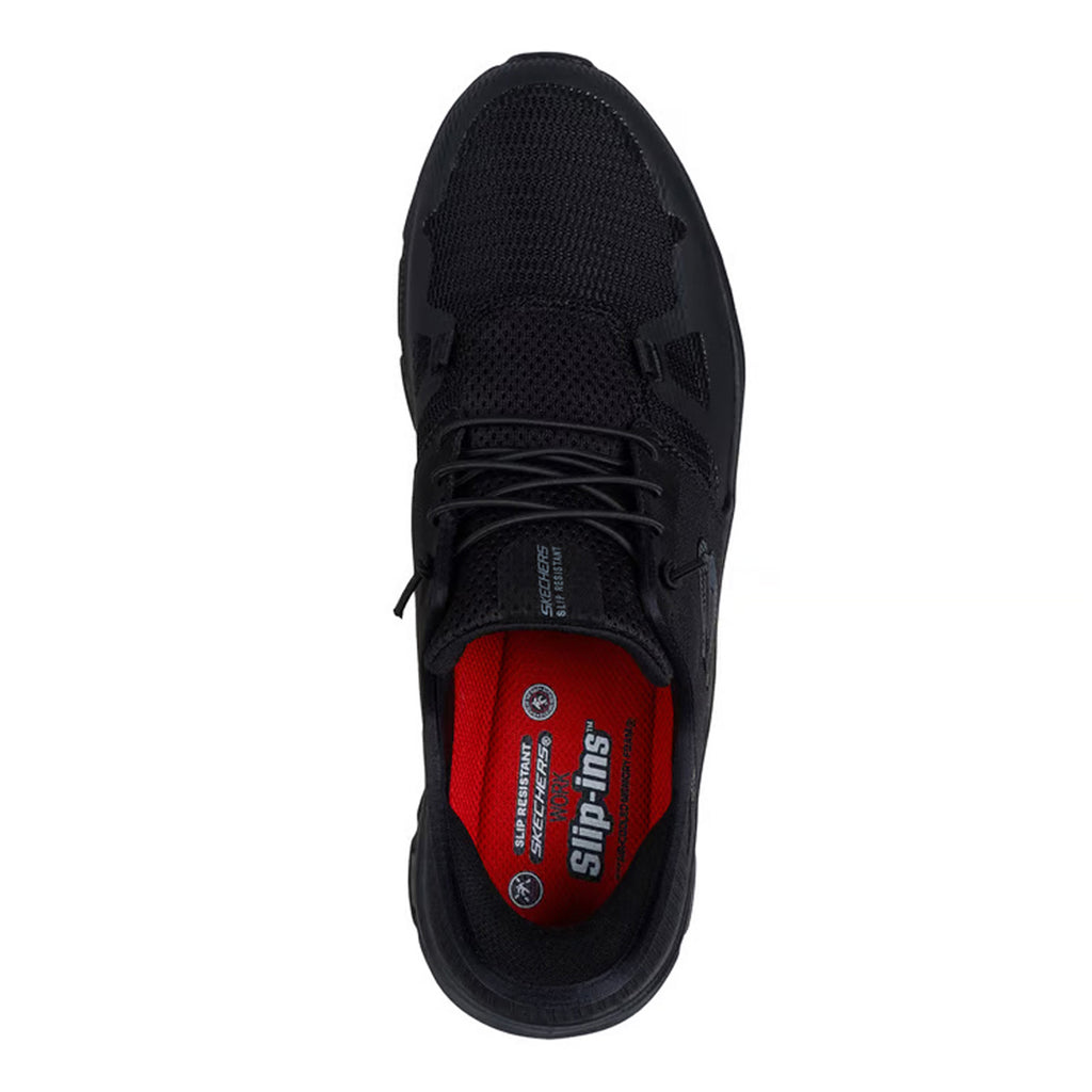Men's Skechers Slip-ins Work Slip-Resistant: Glide-Step Pro Sneakers SOLID BLACK 200337-BLK