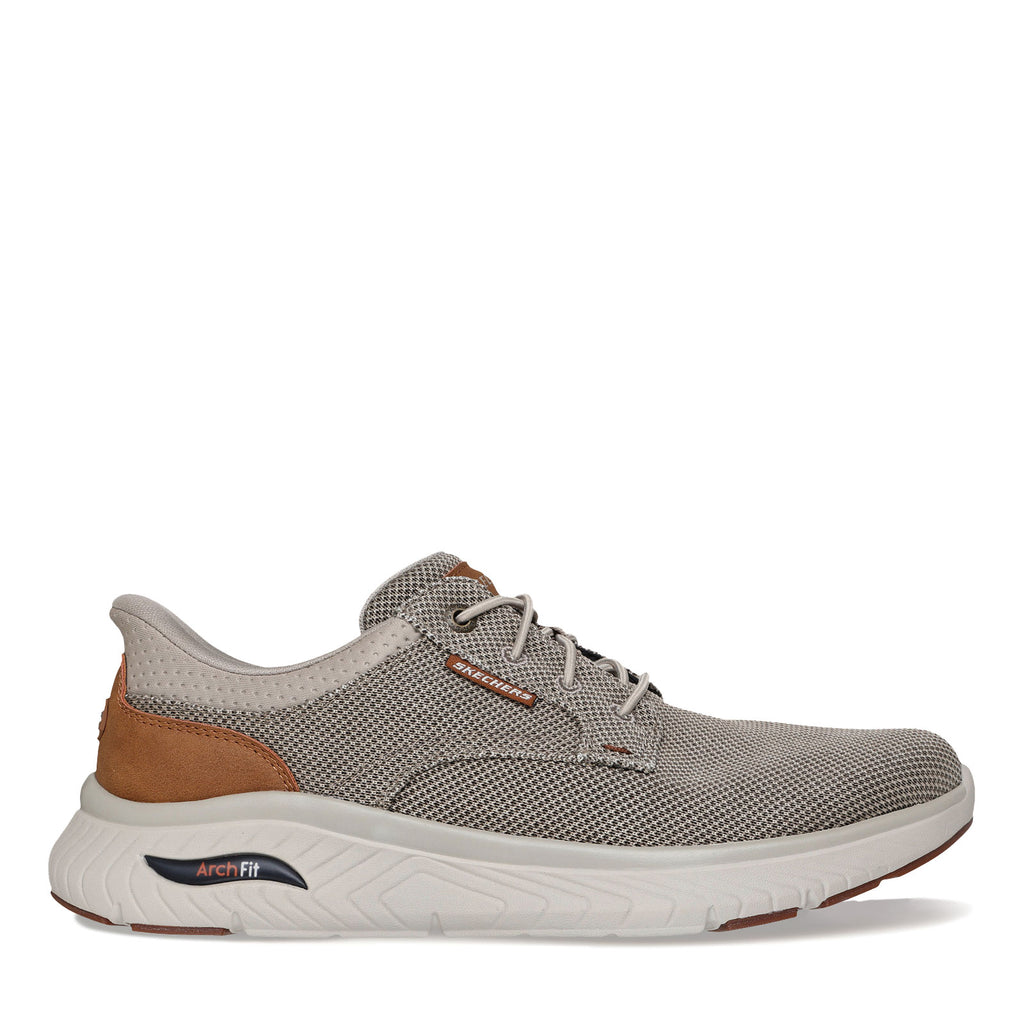 Men's Skechers Slip-ins Relaxed Fit: Arch Fit Crosser - Ruger Sneaker TAUPE 205341-TPE