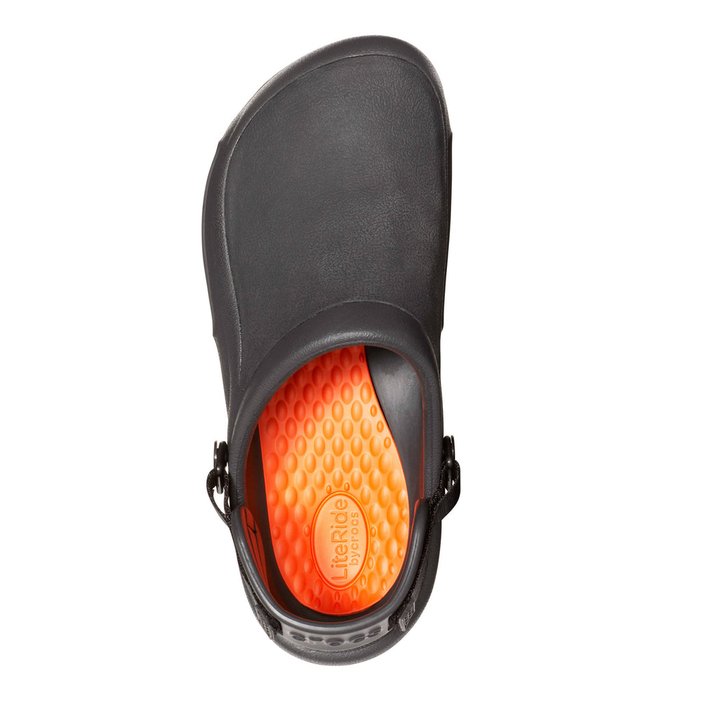 Unisex Crocs Bistro Pro LiteRide Work Clog BLACK 205669-001