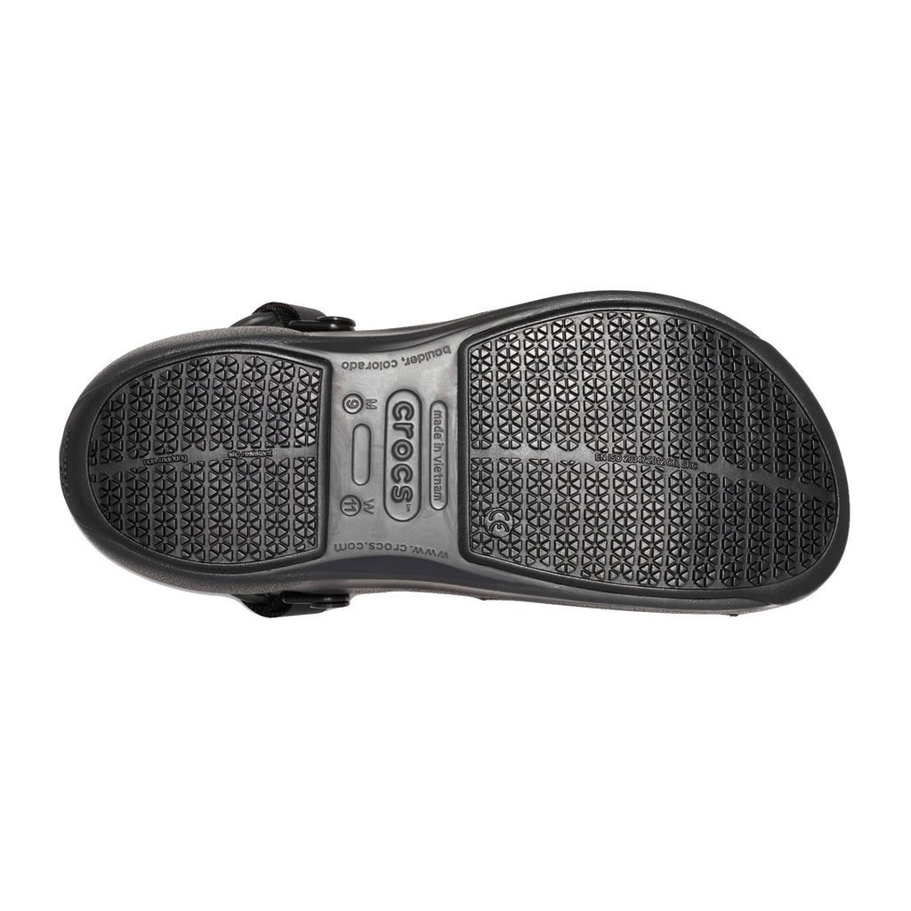 Unisex Crocs Bistro Pro LiteRide Work Clog BLACK 205669-001