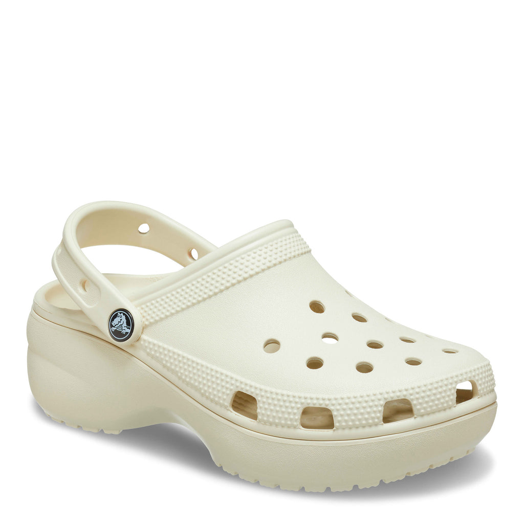 Women's Crocs Classic Platform Clog BONE 206750-2Y2