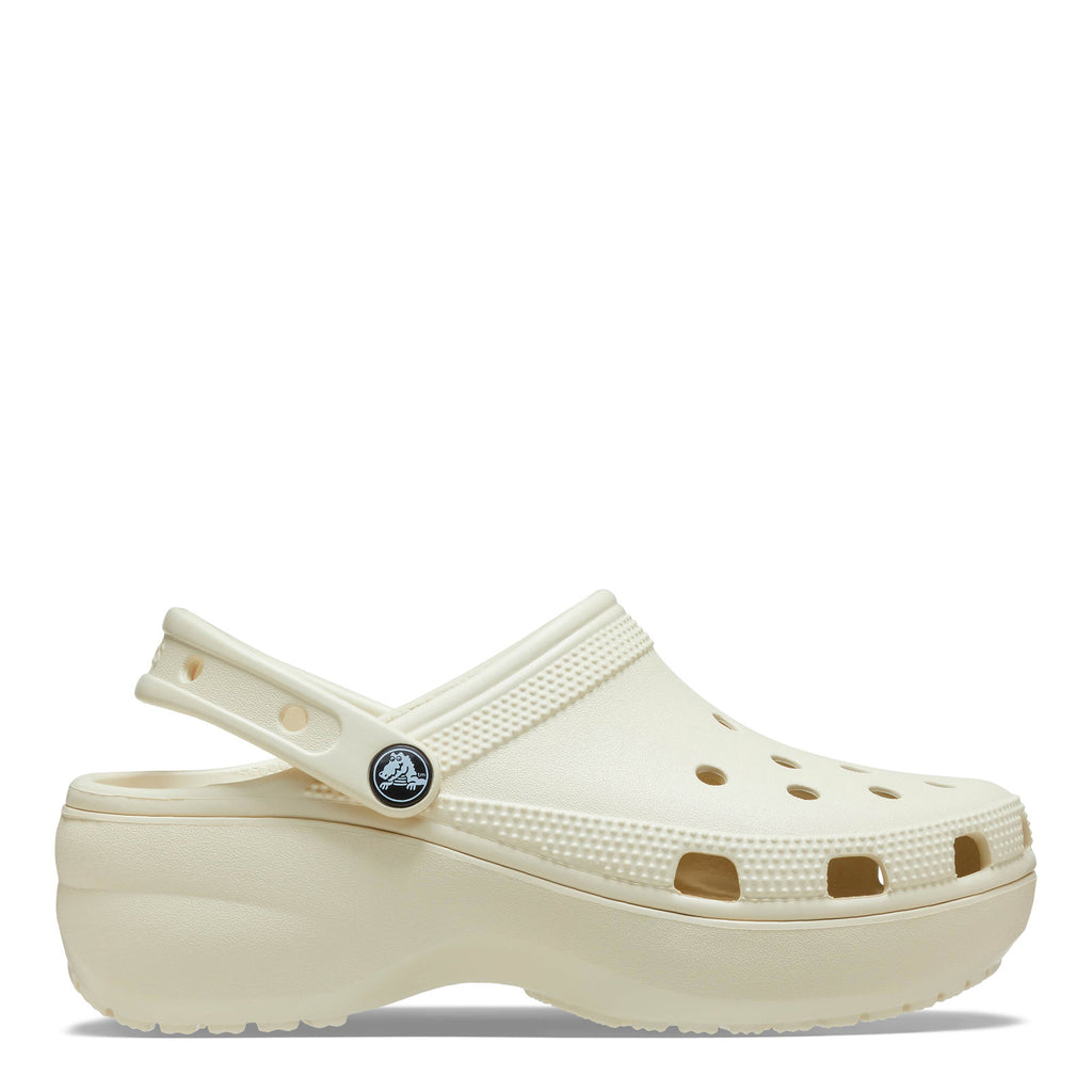 Women's Crocs Classic Platform Clog BONE 206750-2Y2