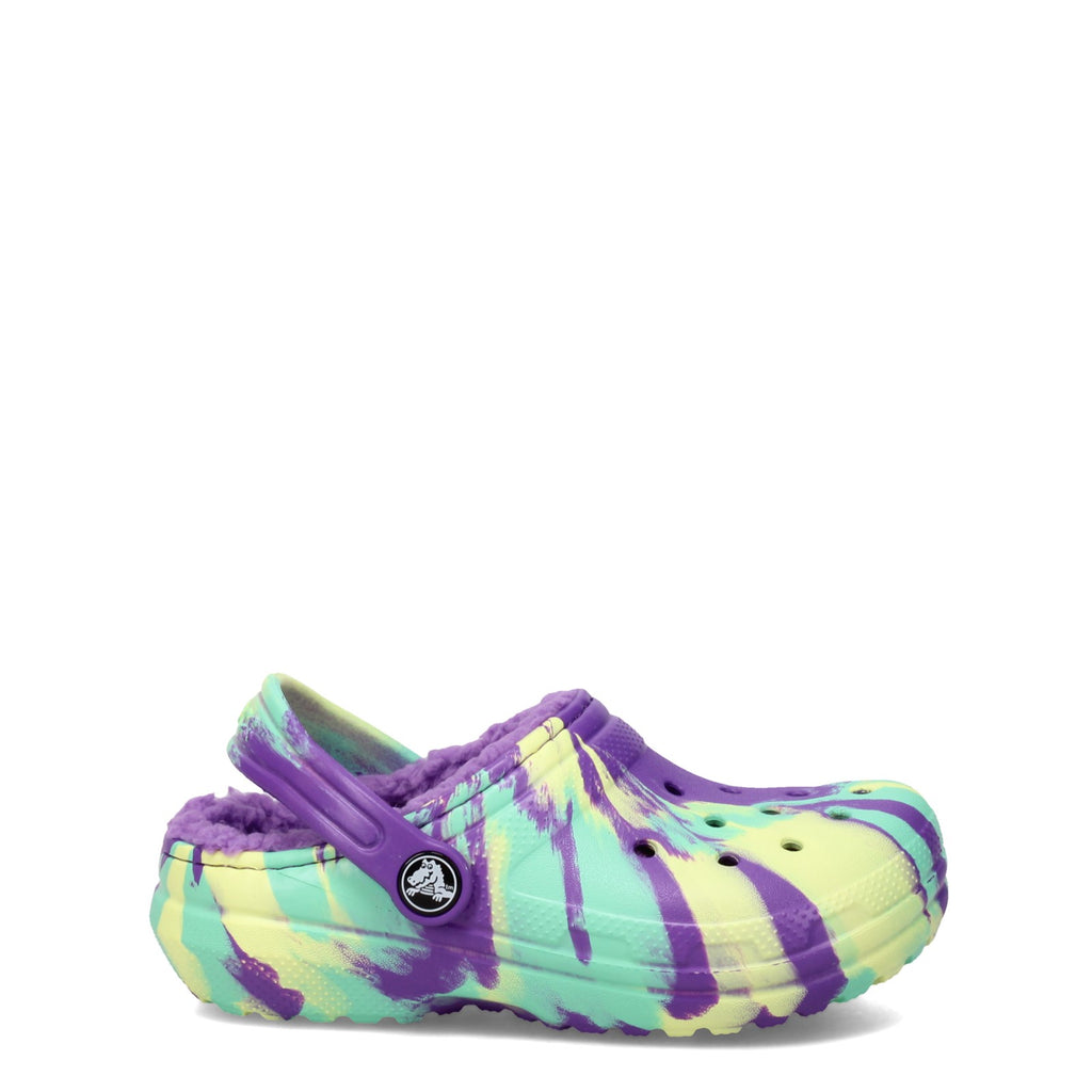 Unisex Crocs Classic Lined Clog - Little Kid & Big Kid PURPLE 207238-573 K