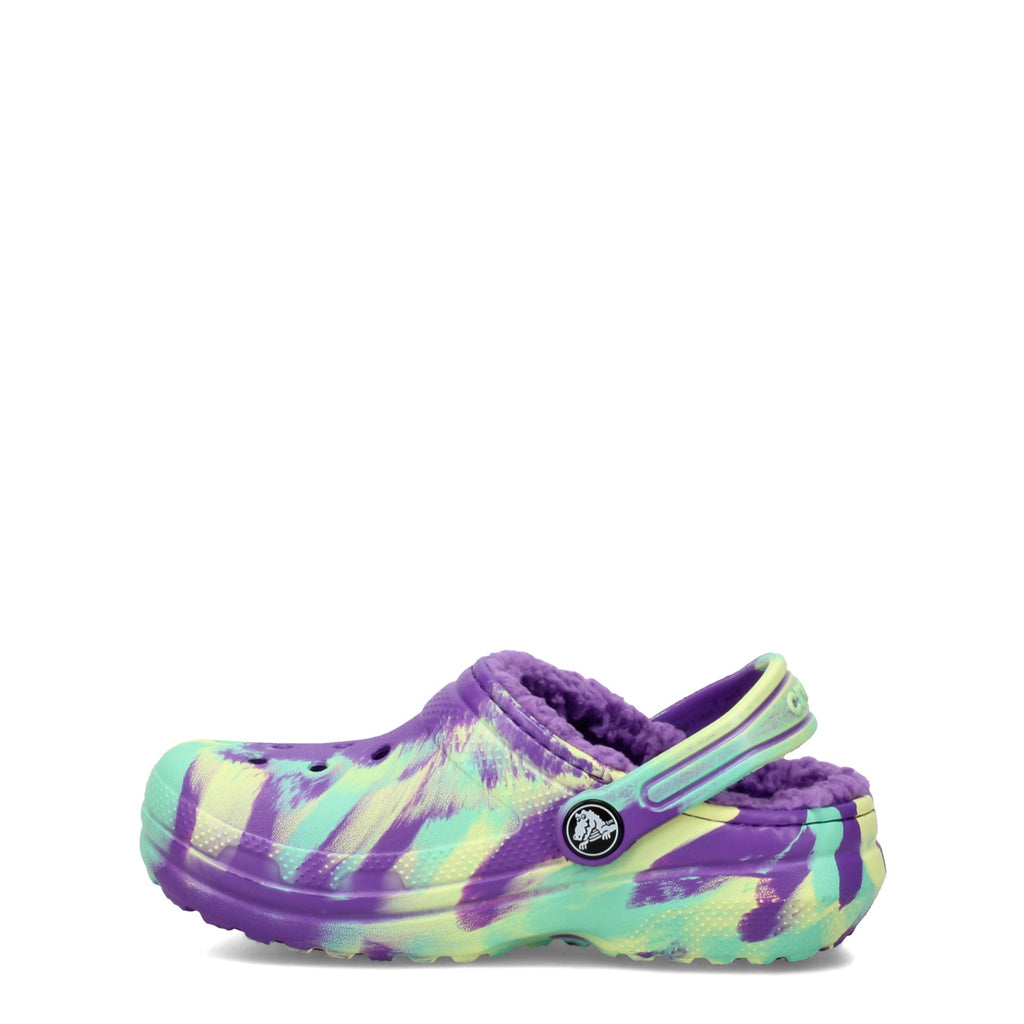 Unisex Crocs Classic Lined Clog - Little Kid & Big Kid PURPLE 207238-573 K
