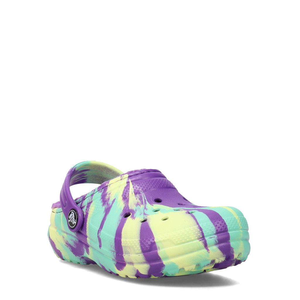 Unisex Crocs Classic Lined Clog - Little Kid & Big Kid PURPLE 207238-573 K
