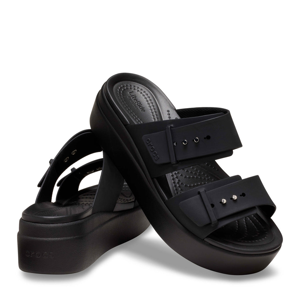 Women's Crocs Brooklyn Buckle Sandal BLACK 207431-001