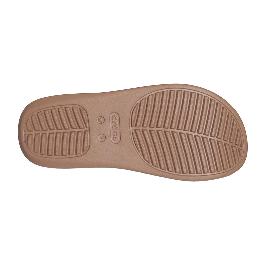 Women's Crocs Getaway Platform Flip Sandal LATTE 209410-2Q9