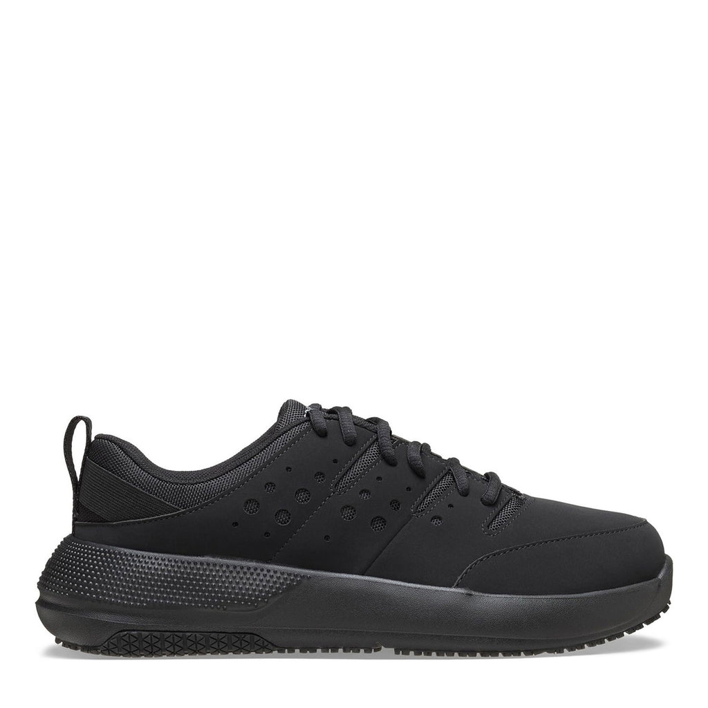 Men's Crocs On the Clock Work Sneaker SOLID BLACK 209475-0WC
