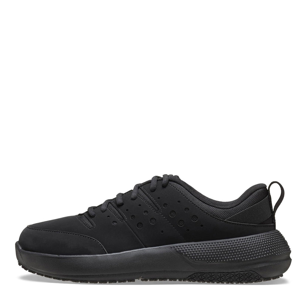 Men's Crocs On the Clock Work Sneaker SOLID BLACK 209475-0WC