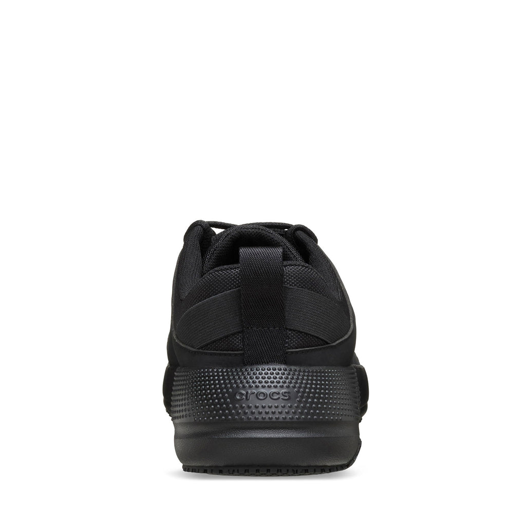 Men's Crocs On the Clock Work Sneaker SOLID BLACK 209475-0WC