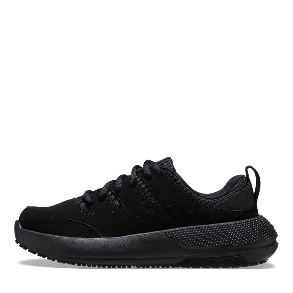 Women's Crocs On the Clock Work Sneaker SOLID BLACK 209476-0WC