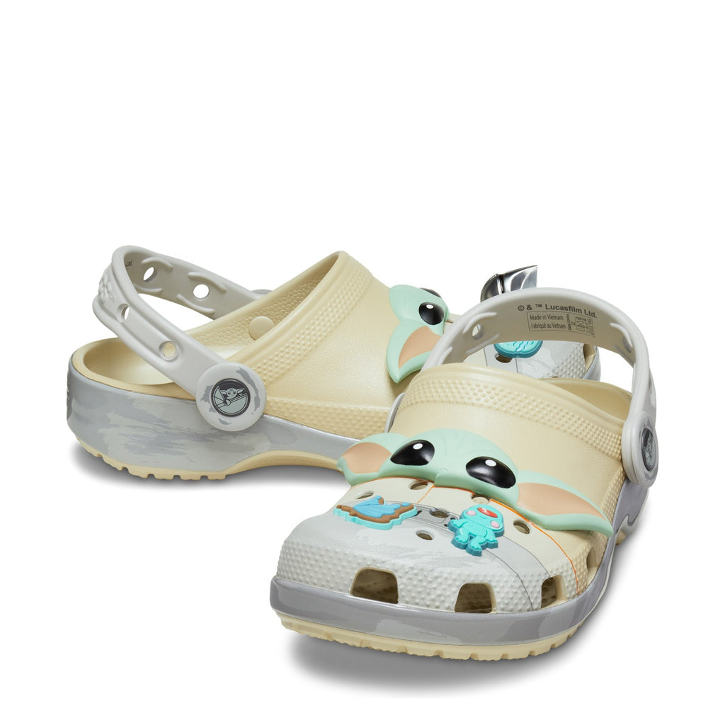 Boy's Crocs, Classic Grogu Clog - Little Kid & Big Kid BONE 209494-2Y2