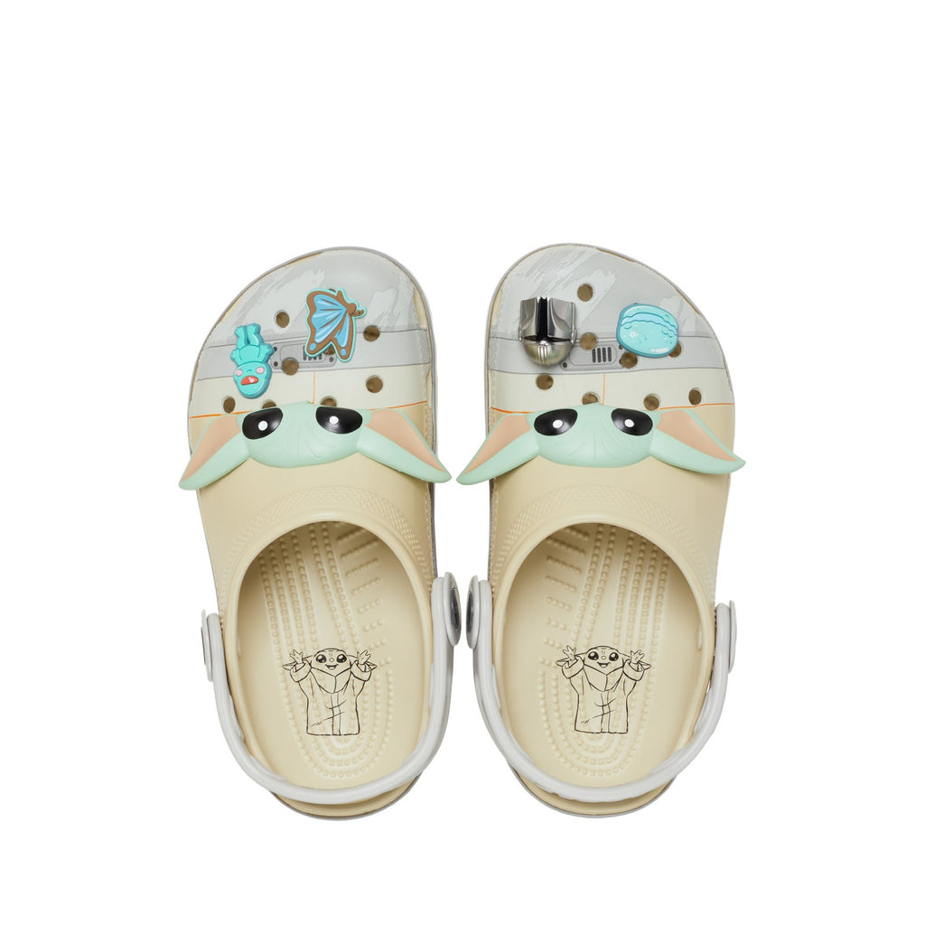 Boy's Crocs, Classic Grogu Clog - Little Kid & Big Kid BONE 209494-2Y2