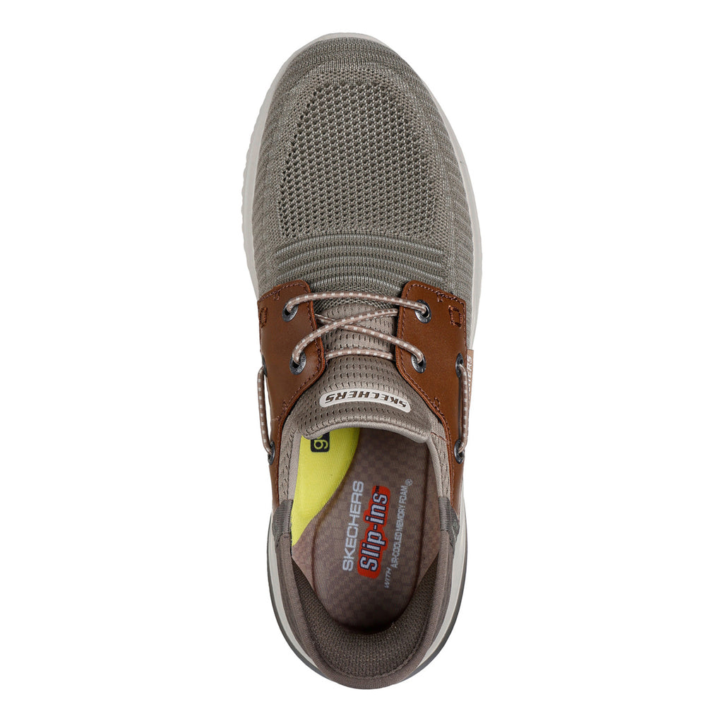 Men's Skechers Slip-ins: Delson 3.0 - Roth Slip-On TAUPE BROWN 210606-TPBR